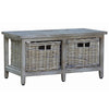 Elton Storage Bench With Kubu Baskets