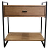 Gibbston Natural Double Tier Side Table / Bedside Table
