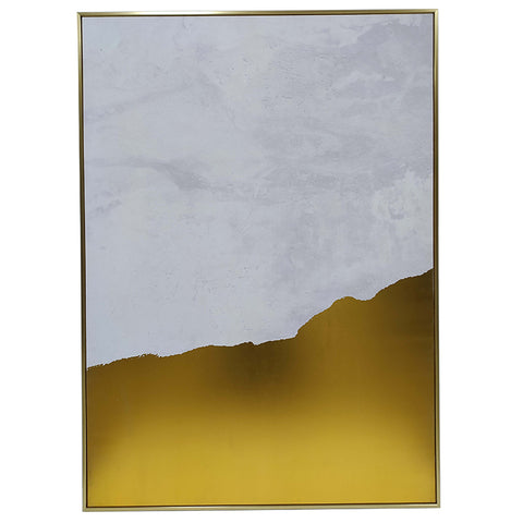 Golden Foil Abstract Canvas Wall Art 1.03m x 1.43m