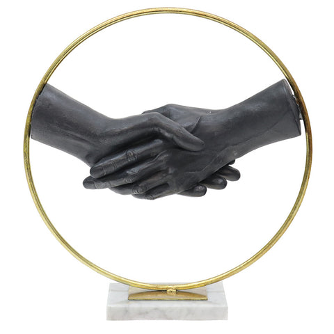 Hands of Co-operation Interior Design Showpiece Sculpture Ornament