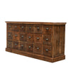 18 Drawer Printmaker Antique Industrial Style Reclaimed Sideboard - Exquisite