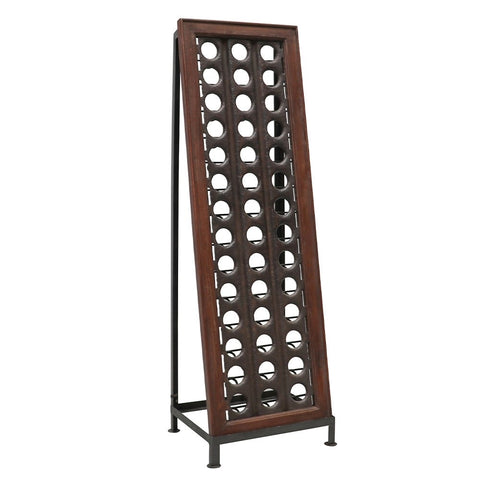Rustic Industrial Metal Riddling Rack - Perfect Storage For Wine Inside Cellar or Butler’s Pantry