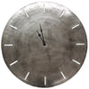 XL Aluminium Songo Nickel Clock Interior Design Decorative Showpiece