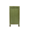 Vintage Green Shabby Chic Oriental 4 Door Sideboard / Hutch