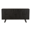 Himalaya Sideboard Iron & Black Mango Wood Modern Geometric Chic