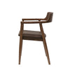 Ealing Dining Chair Brown Leather - Haute Couture