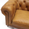 Stanhope Chesterfield Rust Luxury Leather Sofa / Lounge Armchair