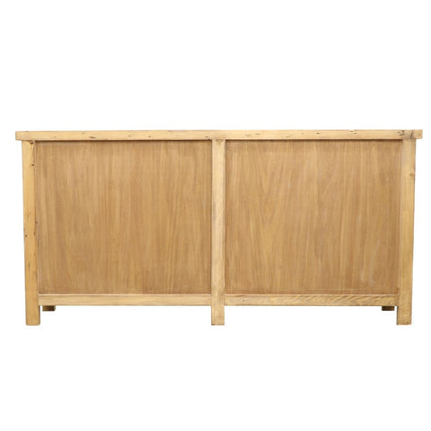 Natural White Washed Traditional Oriental Shabby Chic Buffet / Sideboard