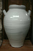 Large Limoncello Classical Italian Ceramic Urn With White Glaze