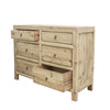 Natural Oriental 6 Drawer Dresser / Commode