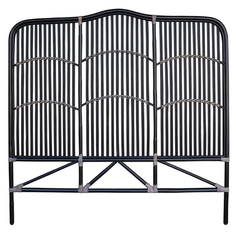 Denver Bedhead Headboard White Rattan Super King