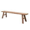 Recycled Teak Porto Bench Seat - Handcrafted Indoor / Outdoor Chic