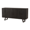 Himalaya Sideboard Iron & Black Mango Wood Modern Geometric Chic