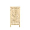 Natural White Washed Oriental 2 Door Sideboard Table