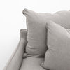 Lotus Luxurious Modern Slipcover 2.5 Seater Modular Sofa / Lounge RH Chaise Cement Grey Colour