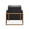 Davie Modern Art Leather Armchair / Occasional Chair