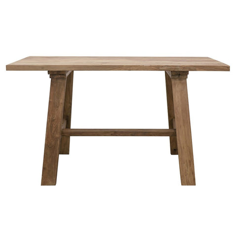 Porto Recycled Teak Bar Leaner Table - Handcrafted Indoor / Outdoor Chic