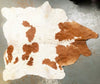 Cowhide Floor Rug Authentic Mexican - Three Different Tan & White Options