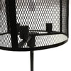 Industrial Black Mesh Chic Floor Lamp Light