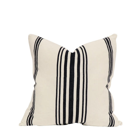 Freya Luxury Indigo Stripe Lounge / Chair Cushion 50cm x 50cm