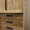 Miley Sideboard / Drinks Cabinet Handcrafted Modern Mangowood - 2 Doors With Shelves & 5 Drawers