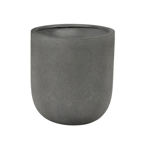 Kaweka Concrete Outdoor Planter - Larger Sandy Black