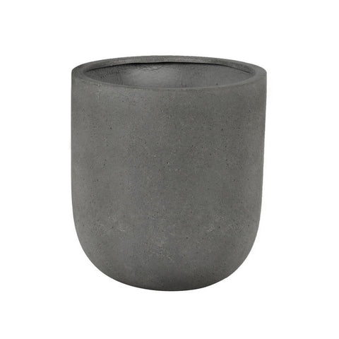 Kaweka Concrete Outdoor Planter - Larger Sandy Black