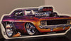 Hot Rod Embossed Camaro Hot Wheels Wall Art Sign