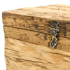 Rustic Mango Wood Storage Trunk - Beautifully Aged