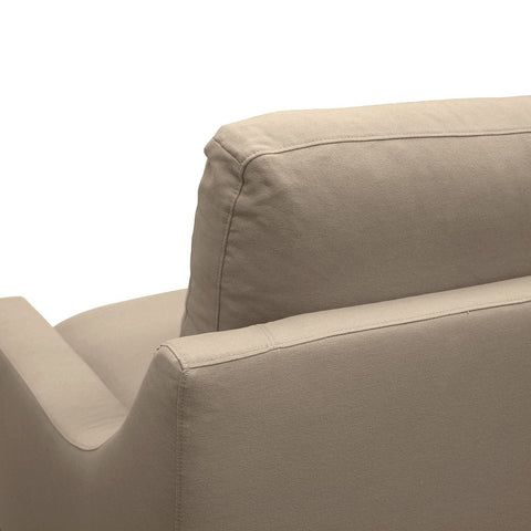 Taupe Linen 3.5 Seater Azona Sophisticated Comfort Sofa / Lounge