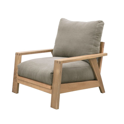 Laid Back Modern Cassel Armchair / Occasional Chair - Costal Grey