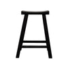 Rectangular Black Reclaimed Elm Parq Bar Stool / Barstool / Counter Stool - Handcrafted Farmhouse Chic