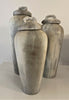 Tibor Said Clay Lidded Urn Sculpture Character Piece Set by Hector Montero