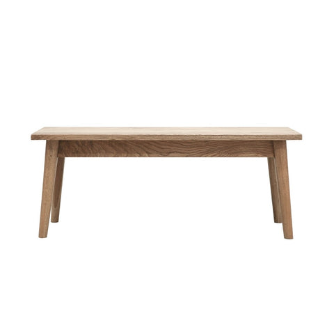 Vaasa Scandinavian Chic American Oak Bench Seat 118cm