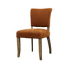 Oak & Copper Sheen Crane Modern Vintage Stud Detail Dining Chair