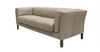 Three Seater Modena Riverstone Leather Sofa / Lounge