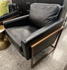 Davie Modern Art Leather Armchair / Occasional Chair