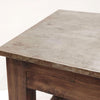 Liverpool Kitchen Island Workbench Made From Teak & Zinc - Great Industrial Rustic Design