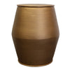 Brass Aluminium Geometric Side Table / Foot Stool