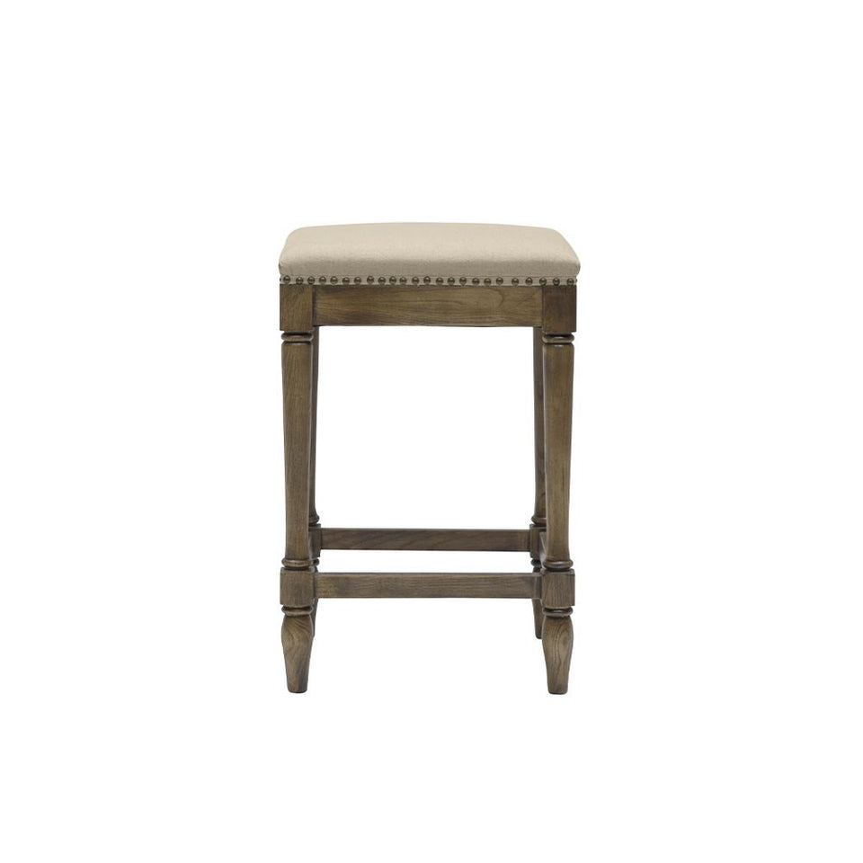 Counter Stool Bar Stool Louis XVI French Style Oak Handcrafted