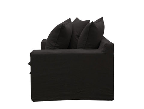 Keely Slipcover Sofa Lounge Chair / Occasional Chair Black Colour