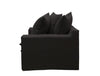 Keely Slipcover Sofa Lounge Chair / Occasional Chair Black Colour