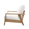 Laid Back Modern Cassel Armchair / Occasional Chair - White