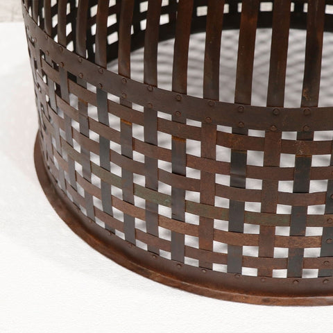 Sahar Industrial Chic Rustic Metal Weave Light Shade Pendant