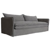 Santa Monica Luxurious Modern 3 Seater Sofa / Lounge - Grey Linen