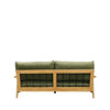 Laid Back Modern Cassel 3 Seater Sofa - Khaki Green