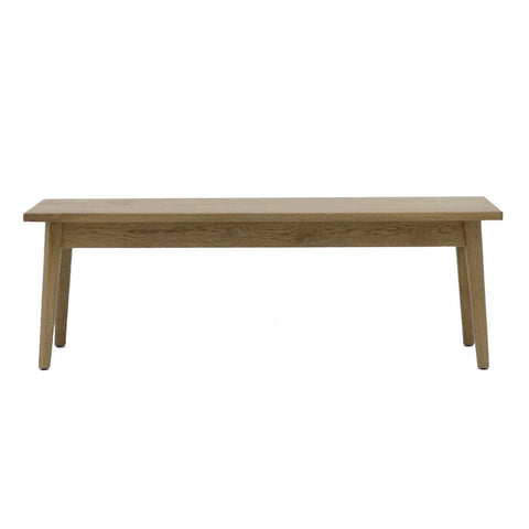 Vaasa Scandinavian Chic American Oak Bench Seat 150cm