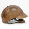 Iconic Aged Leather Traditional Cycling / Equestrian Helmet Decorative Showpiece