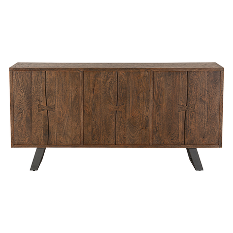 Himalaya Sideboard Iron & Mango Wood Modern Geometric Chic