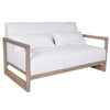 Relaxed Gola Lounge Sofa Beech Wood & Linen